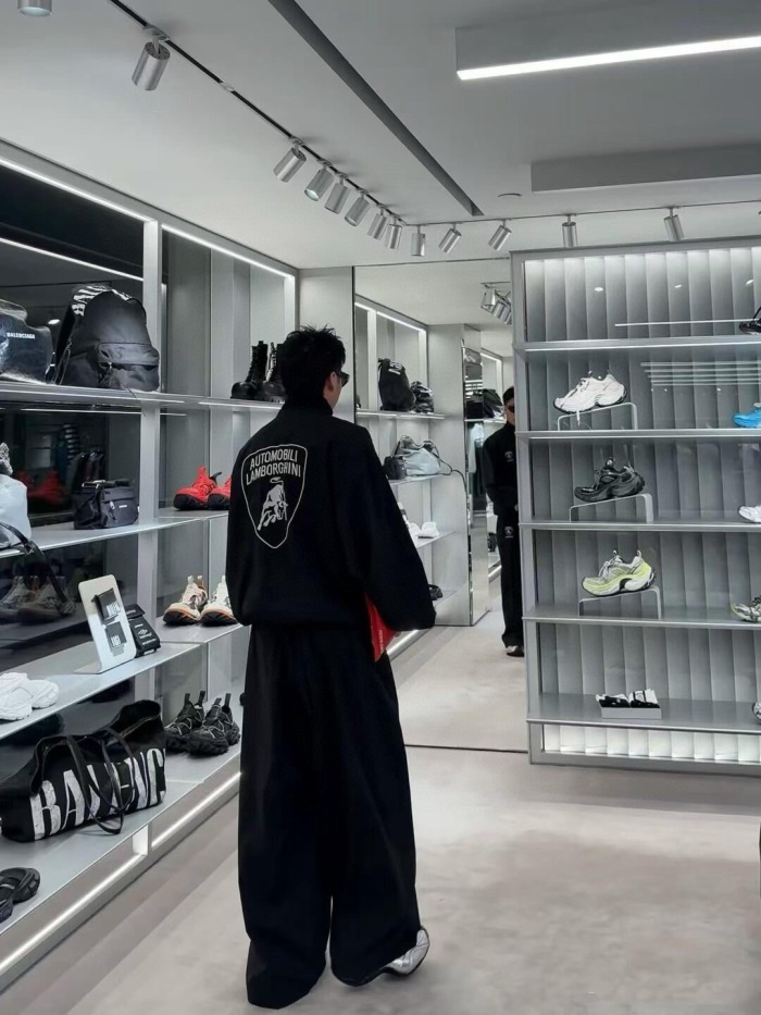 Balanciag@ Lamborghini Zipper Jacket