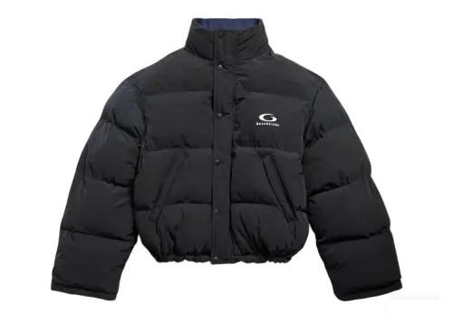 Balanciag@ Reversible Pin-Detail Down Jacket