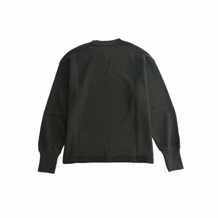 Telfar Distressed Waffle Knit Long-Sleeve