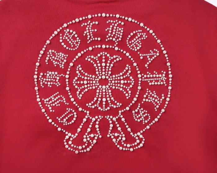 Chrome Hearts Sanskrit Cross Wool Varsity Jacket