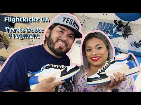 Fragment x Travis Scott x Air Jordan 1 Low GS（A1）
