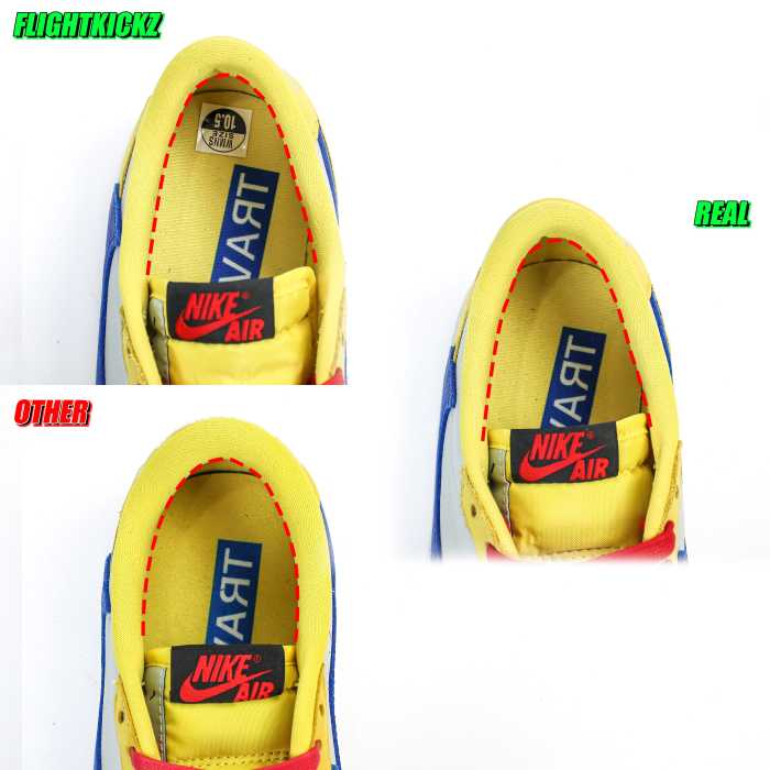 Travis Scott x Air Jordan 1 Retro Low OG SP “Elkins/Canary Yellow” GS（A1）