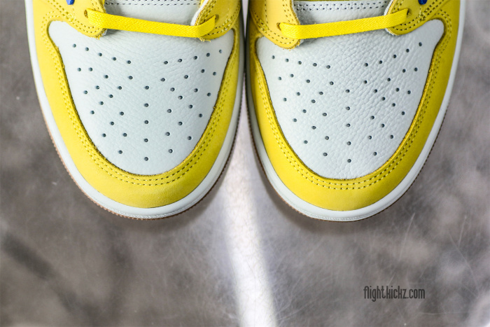 Travis Scott x Air Jordan 1 Retro Low OG SP “Elkins/Canary Yellow” GS（A1）