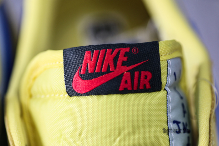 Travis Scott x Air Jordan 1 Retro Low OG SP “Elkins/Canary Yellow” GS（A1）