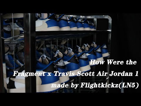 Fragment x Travis Scott x Air Jordan 1 Low GS（A1）