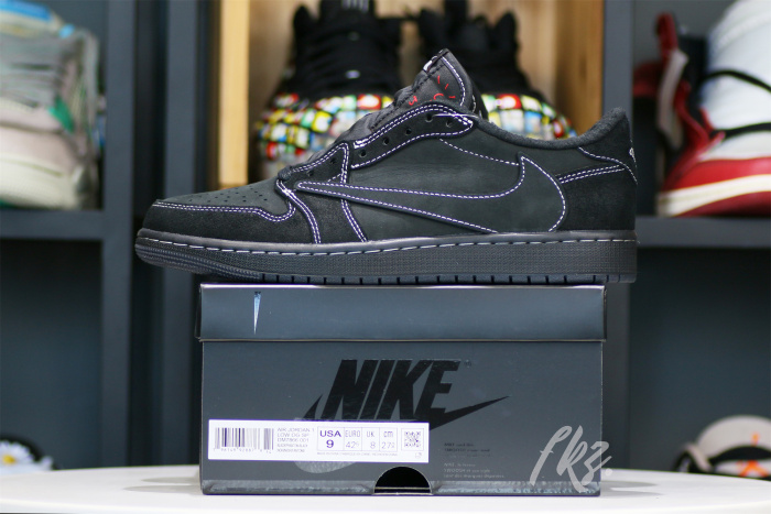 Travis Scott x Nike Air Jordan 1 Low OG “Black/Phantom” GS（A1）