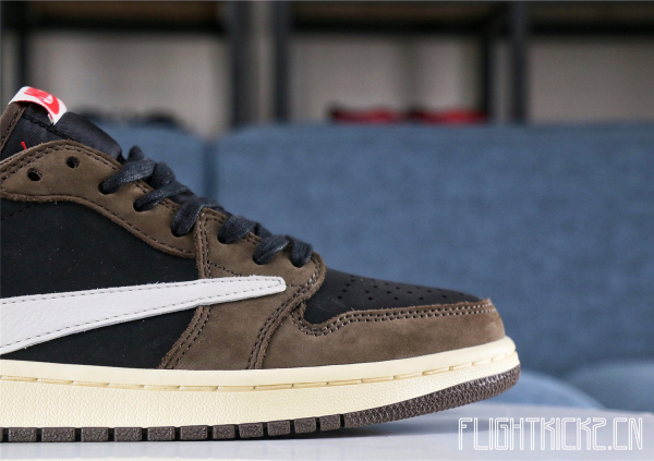 Travis Scott X Air Jordan 1 Low 'Cactus Jack'  Mocha GS( A1)