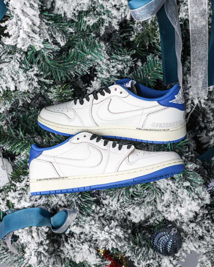 Travis Scott x Fragment x Air Jordan 1 Low OG GS（A1）