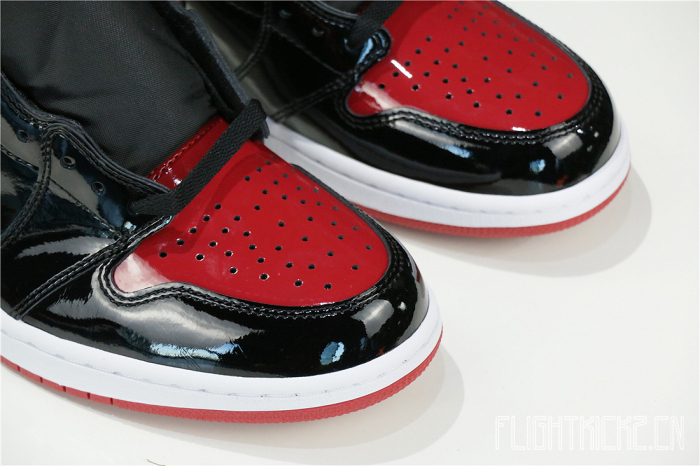 Air Jordan 1 Retro High OG Patent Bred 2021 GS ( A1)