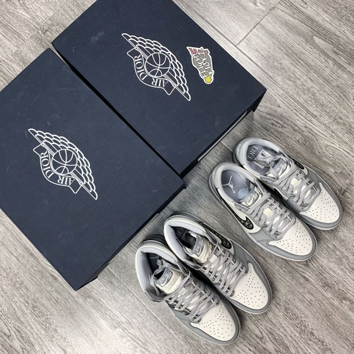 Dlor x Air Jordan 1 2020 Low GS( A1)