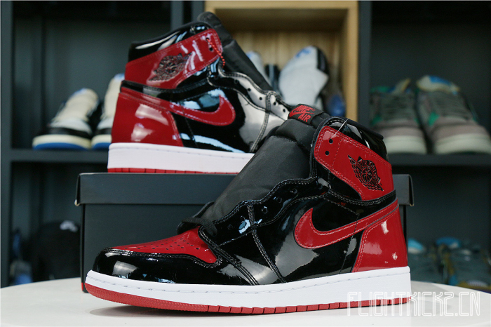 Air Jordan 1 Retro High OG Patent Bred 2021 GS ( A1)