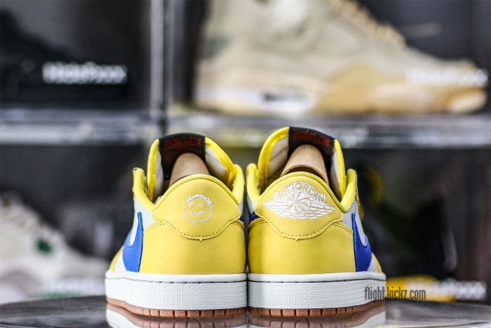 Travis Scott x Air Jordan 1 Retro Low OG SP “Elkins/Canary Yellow” GS（A1）