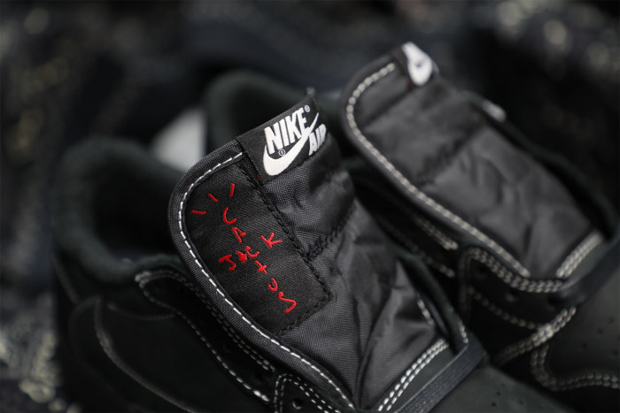 Travis Scott x Nike Air Jordan 1 Low OG “Black/Phantom” GS（A1）