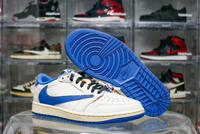 Travis Scott x Fragment x Air Jordan 1 Low OG GS（A1）