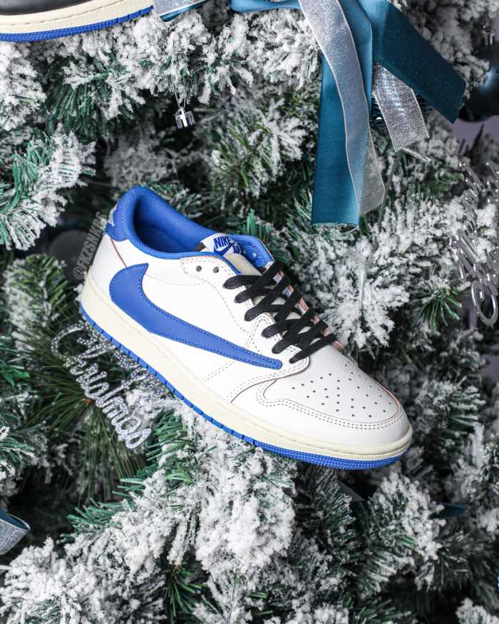 Travis Scott x Fragment x Air Jordan 1 Low OG GS（A1）