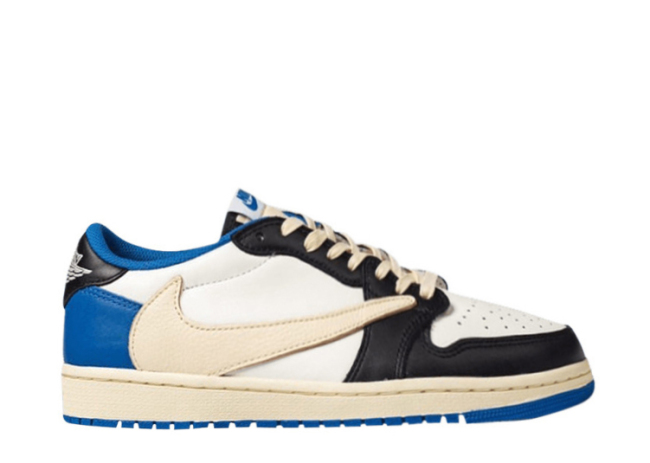 Fragment x Travis Scott x Air Jordan 1 Low GS（A1）