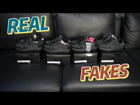 Travis Scott x Nike Air Jordan 1 Low OG “Black/Phantom” GS（A1）