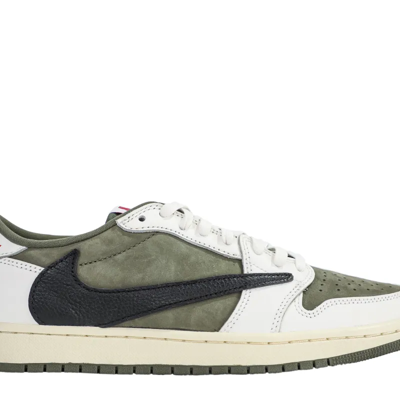 Travis Scott x Air Jordan 1 ' Medium Olive' GS(A1)