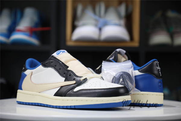 Fragment x Travis Scott x Air Jordan 1 Low GS（A1）