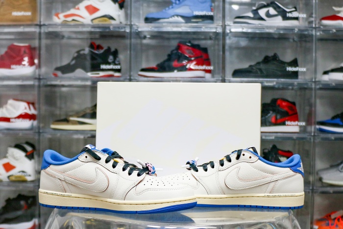 Travis Scott x Fragment x Air Jordan 1 Low OG GS（A1）