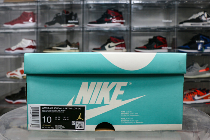 Air Jordan 1 Retro Low OG Washed Teal WMNS