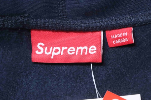 Suprem3 X  Swarovski Motion Logo Hooded Sweatshirt