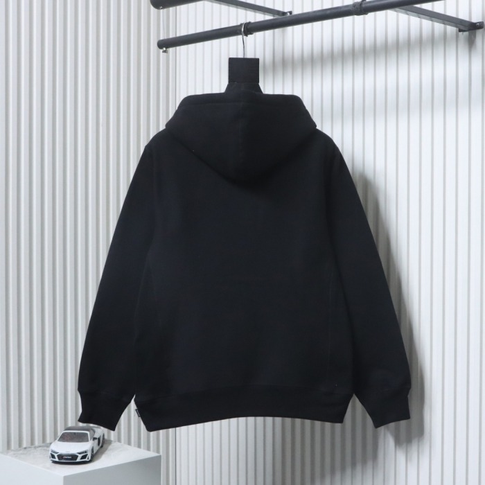 Suprem3 X  Swarovski Motion Logo Hooded Sweatshirt