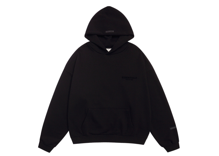 Fear Of God Fear of God Essentials Fleece Hoodie Black FW26
