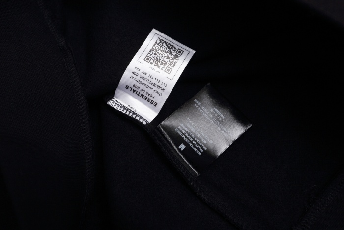 Fear Of God Fear of God Essentials Fleece Hoodie Black FW26