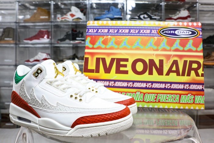 Nike Air Jordan 3 Retro El Vuelo Summit White 2025