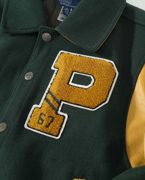 R@lph Lauren Unisex Embroidered Baseball Jacket
