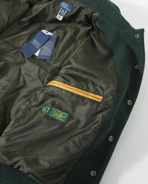 R@lph Lauren Unisex Embroidered Baseball Jacket