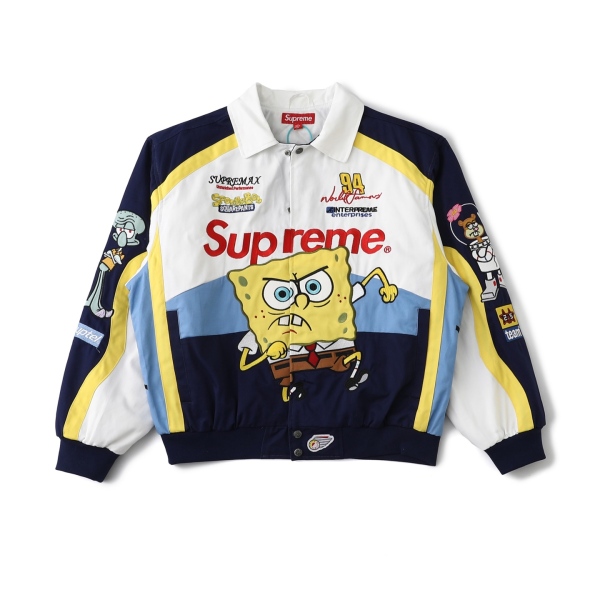 Supreme SpongeBob SquarePants x JEFF HAMILTON 25S WEEK11 Jacket
