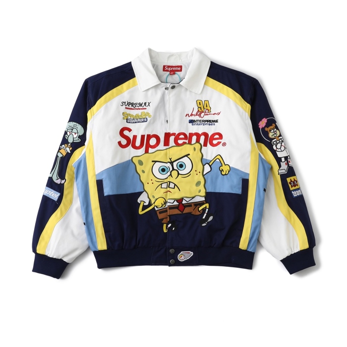 Supreme SpongeBob SquarePants x JEFF HAMILTON 25S WEEK11 Jacket