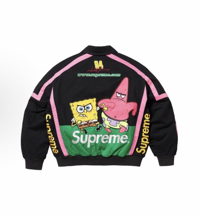 Supreme SpongeBob SquarePants x JEFF HAMILTON 25S WEEK11 Jacket