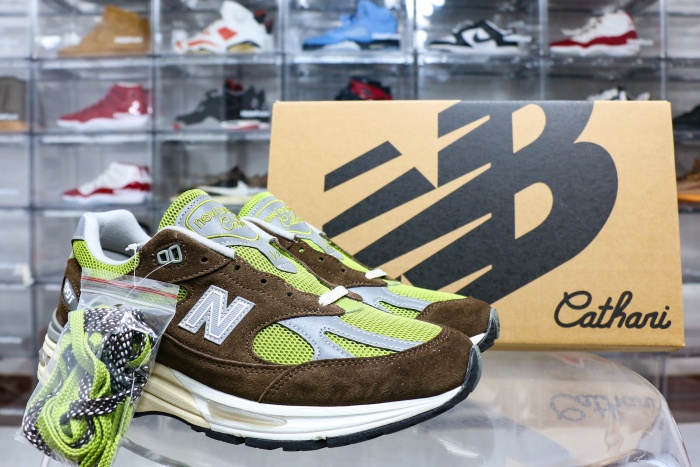 New Balance 991v2 MiUK Daniëlle Cathari x Kith Reverse Matcha