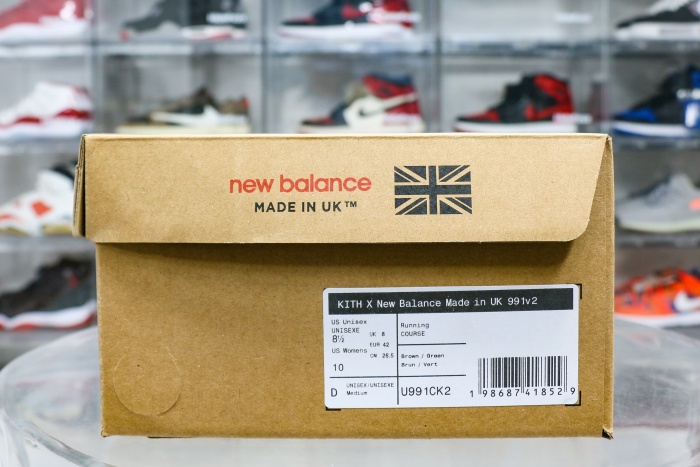 New Balance 991v2 MiUK Daniëlle Cathari x Kith Reverse Matcha