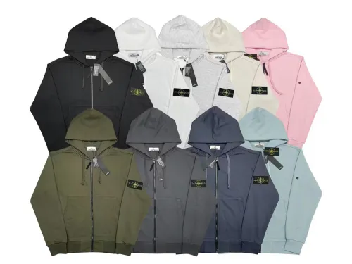 Stone Island Autumn/Winter Zip-Up Hoodie