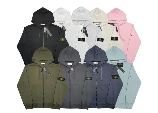 Stone Island Autumn/Winter Zip-Up Hoodie