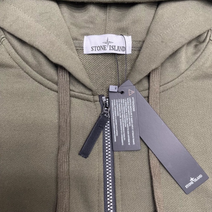 Stone Island Autumn/Winter Zip-Up Hoodie