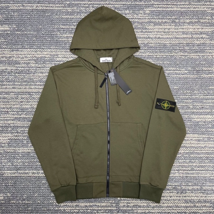 Stone Island Autumn/Winter Zip-Up Hoodie