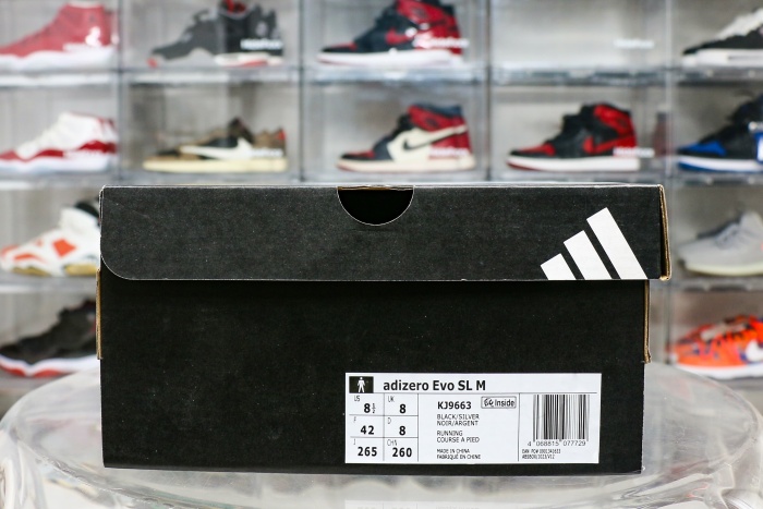 Adidas Adizero Evo SL Metallic Stripes Black Silver