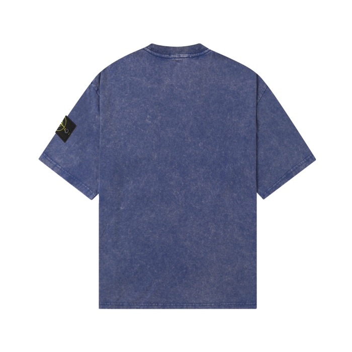Stone Island Washed Distressed T Shirt