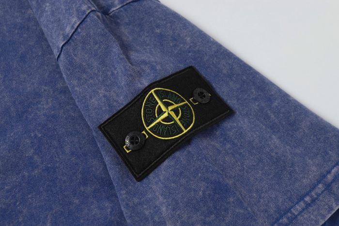 Stone Island Washed Distressed T Shirt