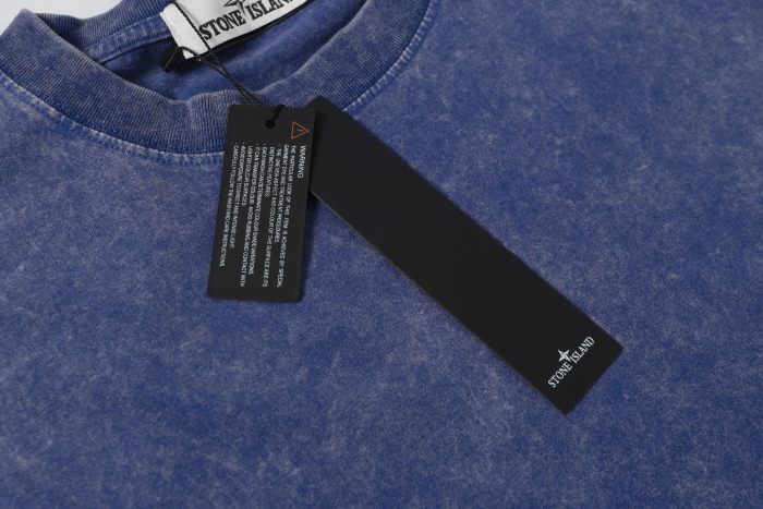 Stone Island Washed Distressed T Shirt