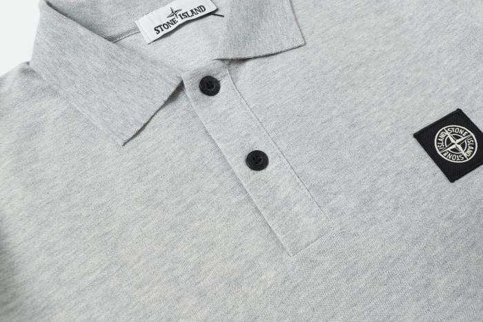 Stone Island Knitted Polo Shirt