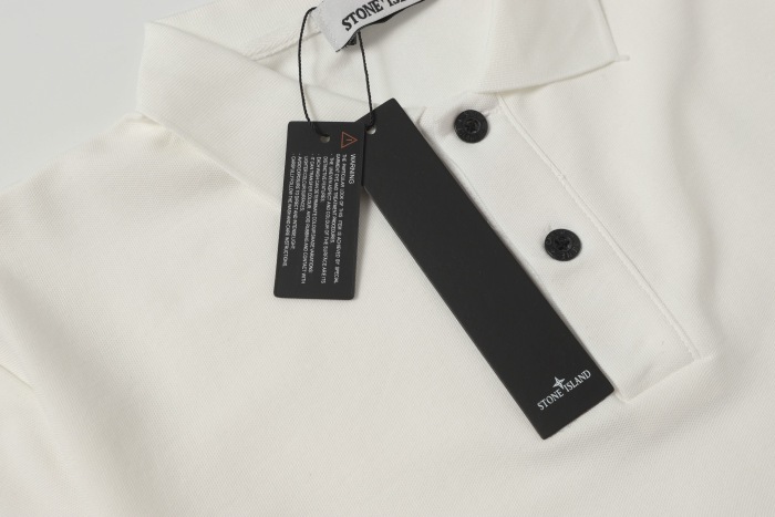 Stone Island Knitted Polo Shirt