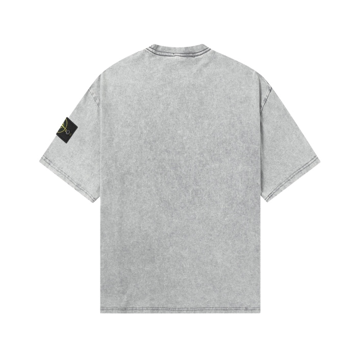 Stone Island Washed Distressed T Shirt