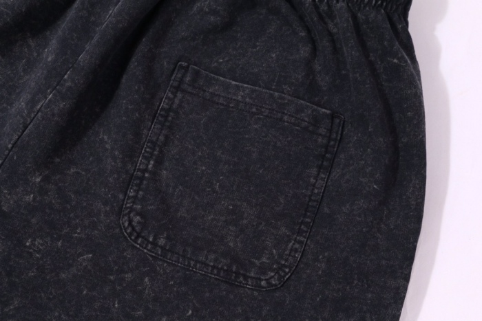 Stone Island Washed Distressed Shorts