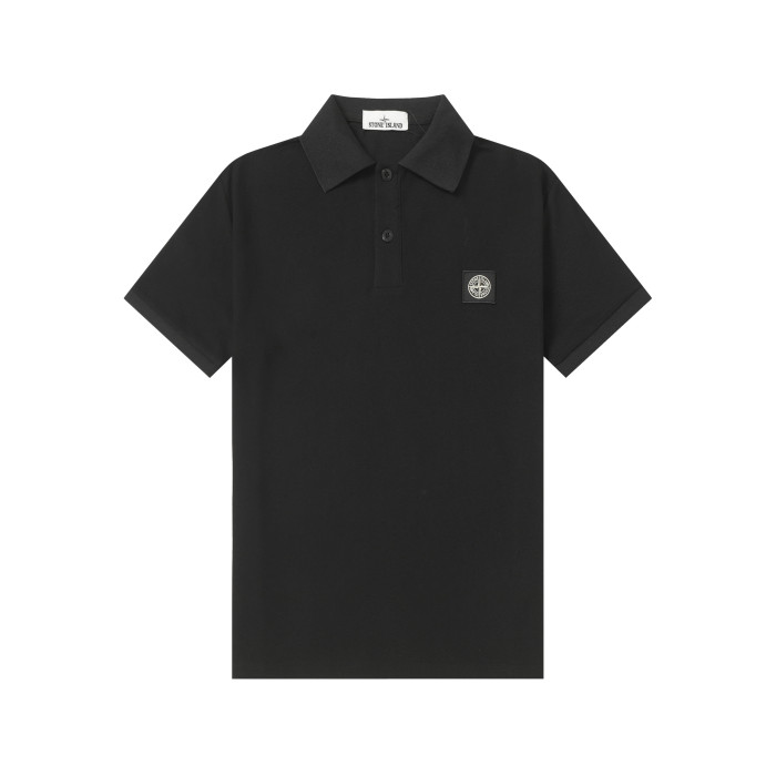 Stone Island Knitted Polo Shirt